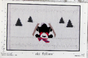 Little Memories Smocking Plate Ski Follies 040 OOP